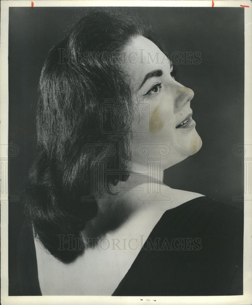1962 Press Photo Muriel Greenspon Mezzo-soprano - Historic Images