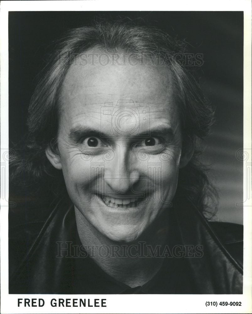 Press Photo Fred Greenlee Comedian Detroit Telivis - Historic Images