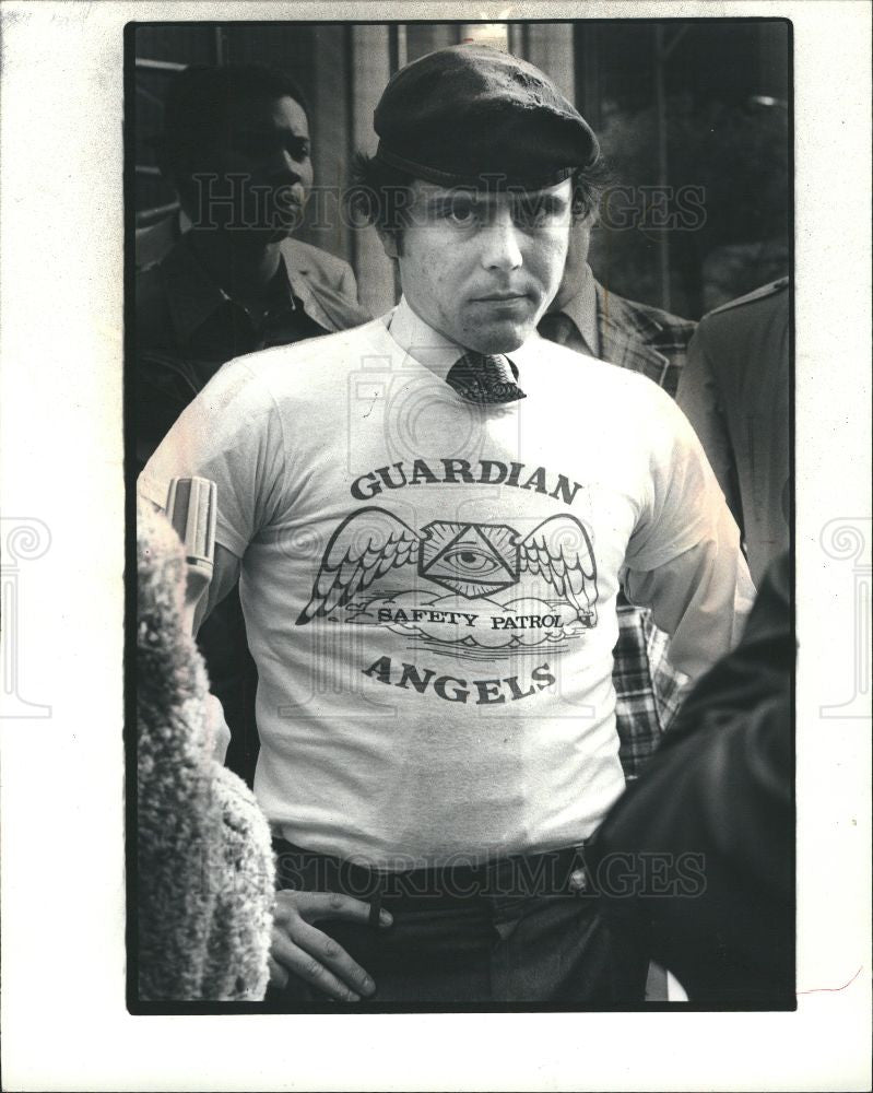 1981 Press Photo Curtis Sliwa anti-crime activist - Historic Images