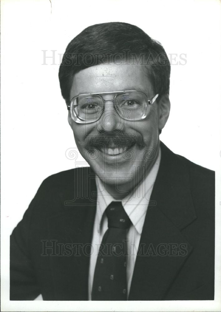 1980 Press Photo richard grenzke president  officer - Historic Images