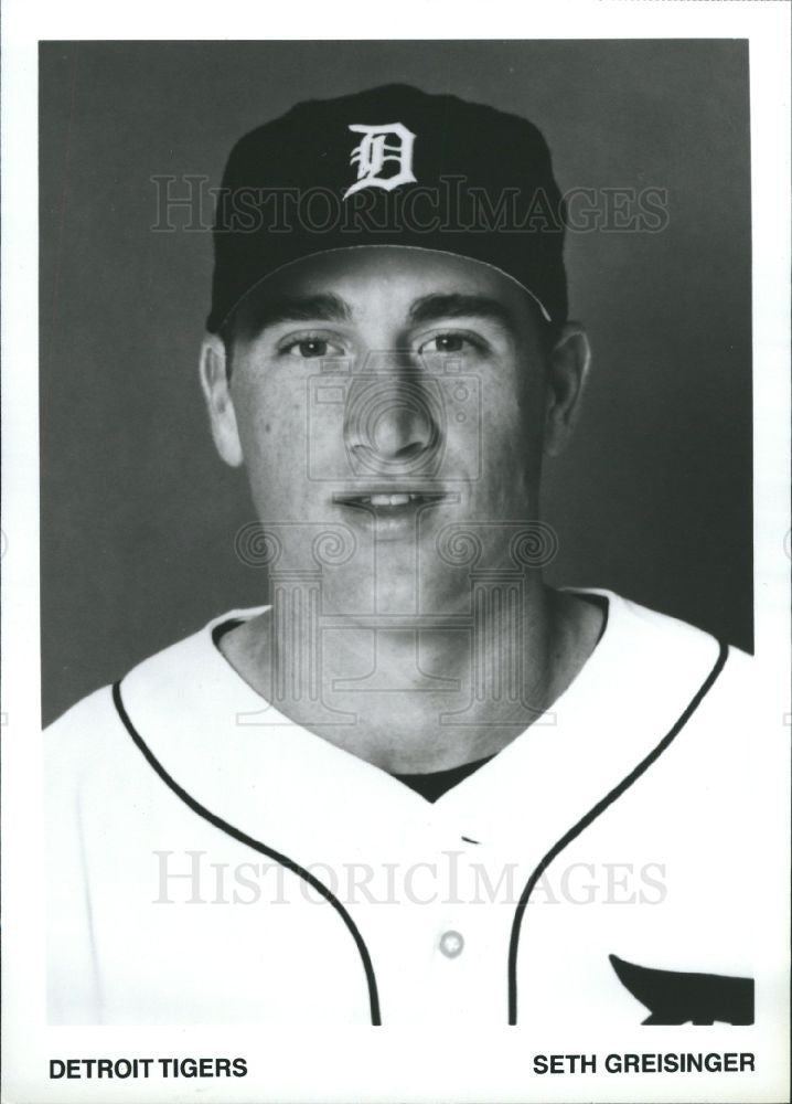 Press Photo Seth Greisinger baseball pitcher - Historic Images