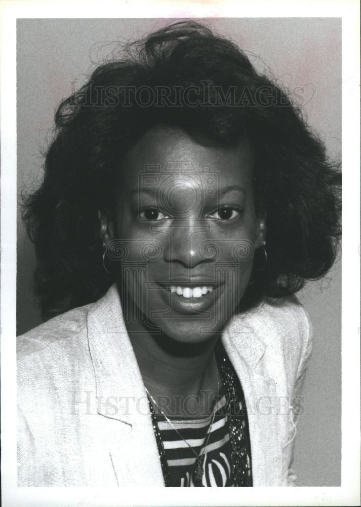 1985 Press Photo Marion Griffith promoted Schlitz - Historic Images