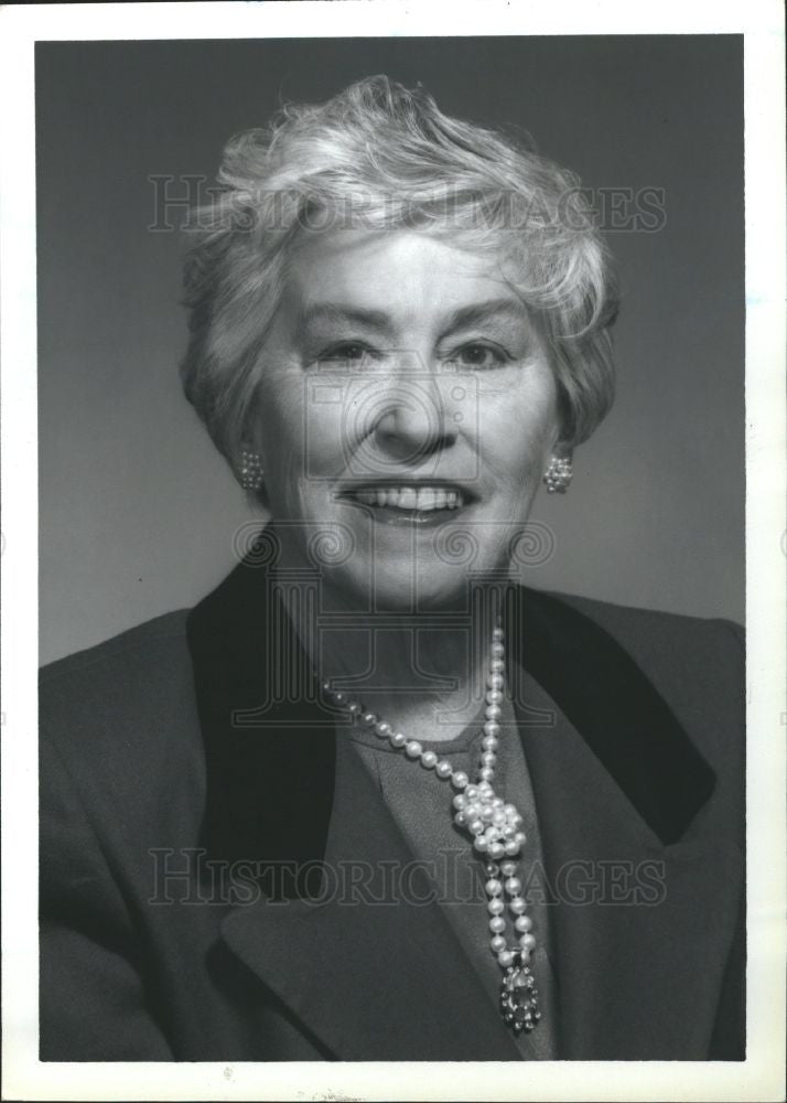 1989 Press Photo U.S. lawyer Martha Griffiths - Historic Images