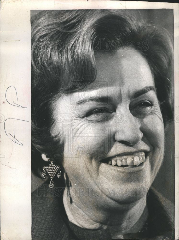 1974 Press Photo Martha Griffiths Democrats quit - Historic Images