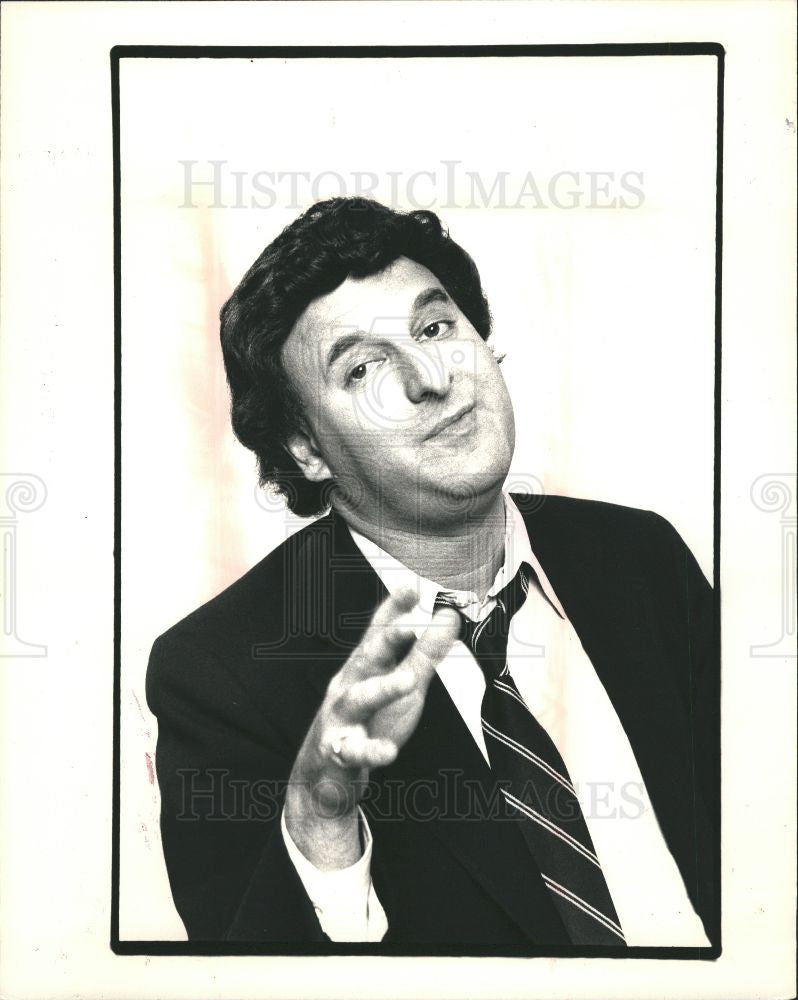 1987 Press Photo Bob Greene author Columnist - Historic Images