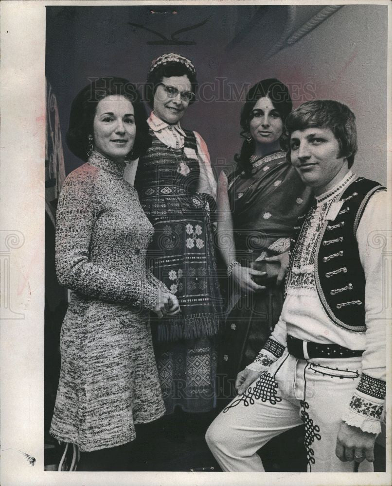 1973 Press Photo MRS GIBBS, KANELIS, KLENTNER, VANKALA - Historic Images
