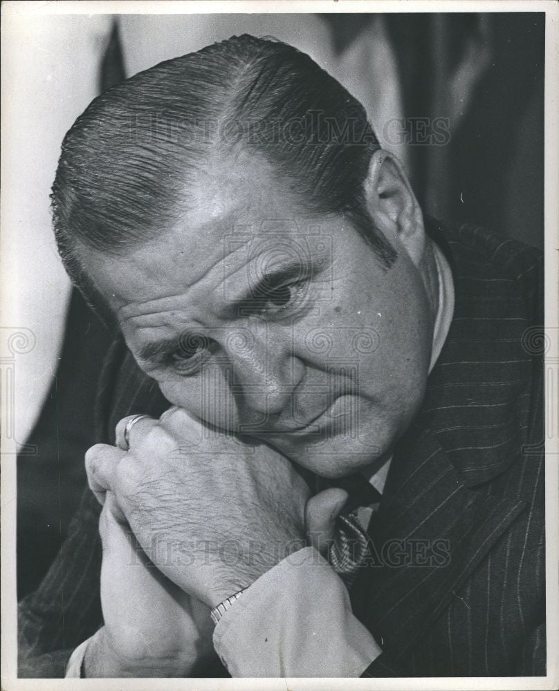 1971 Press Photo Roman Gribbs court judge - Historic Images