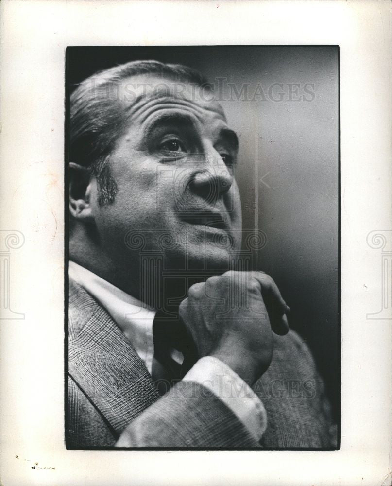 1973 Press Photo Roman Gribbs Mayor Detroit - Historic Images