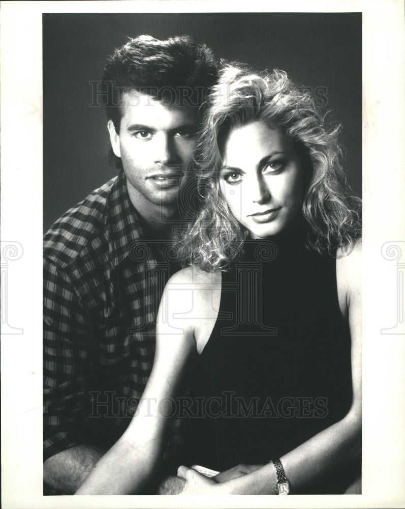 1987 Press Photo robin greer actress - Historic Images