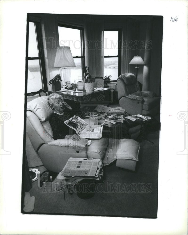 1990 Press Photo MARTHA GRIFFITHS - Historic Images