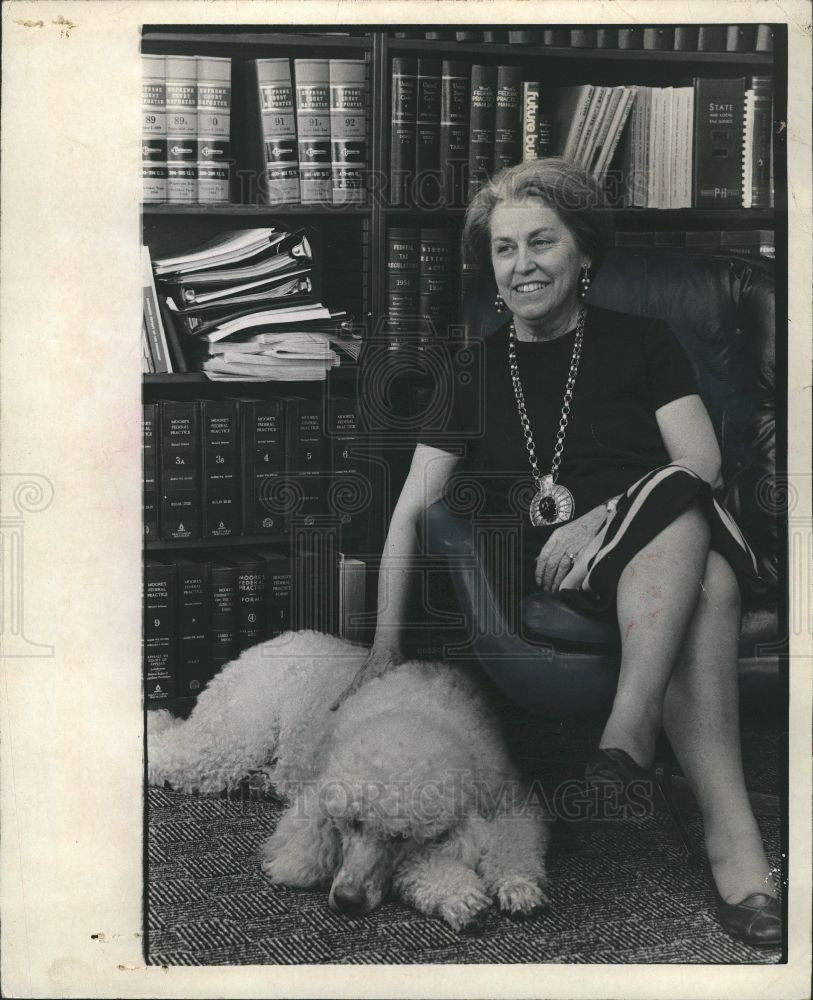 1975 Press Photo Martha Griffiths business - Historic Images