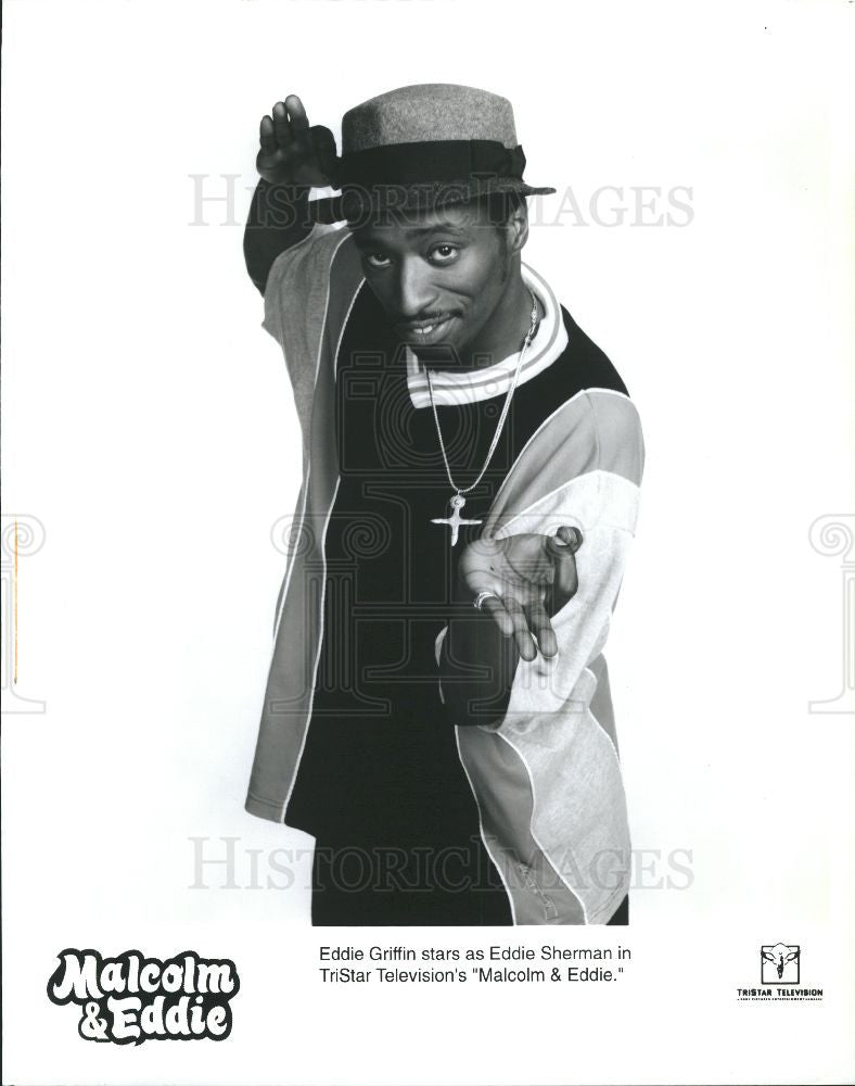 Press Photo Eddie Griffin Malcolm Television - Historic Images
