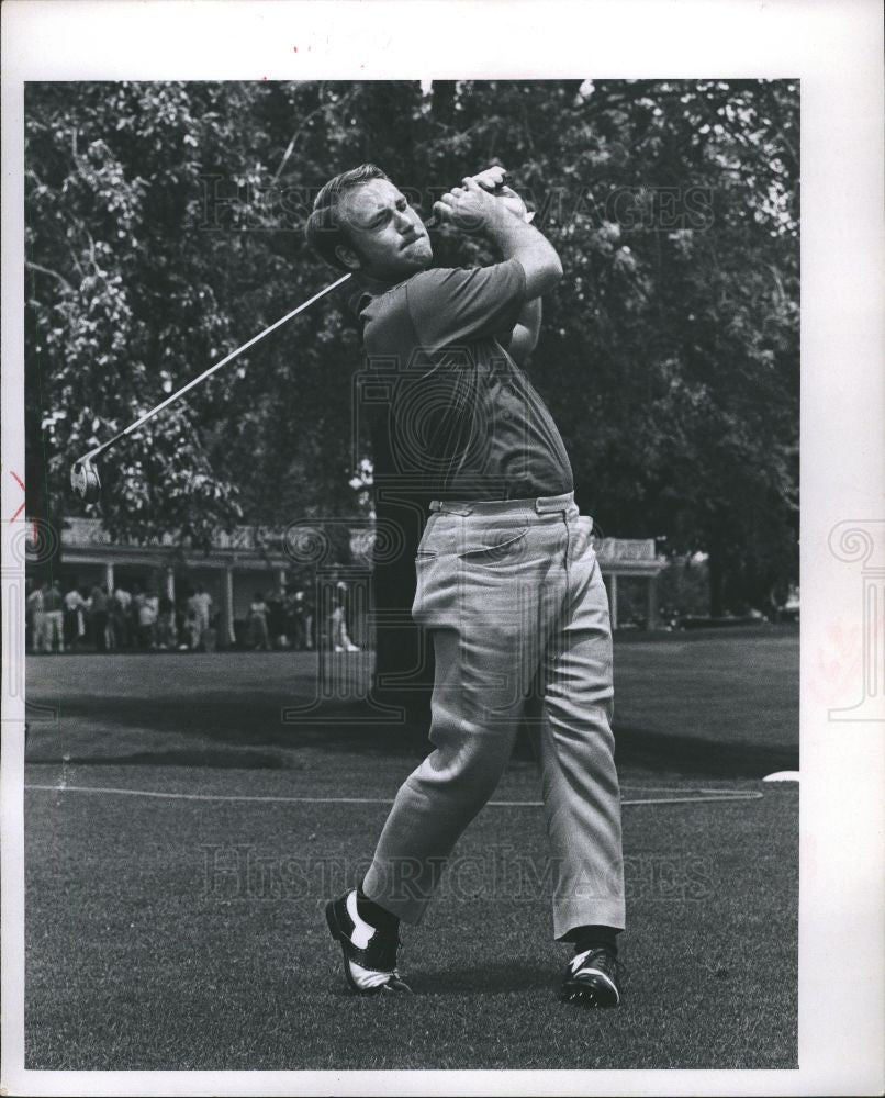 1970 Press Photo Pete Green Golf Golfer Amateur Course - Historic Images
