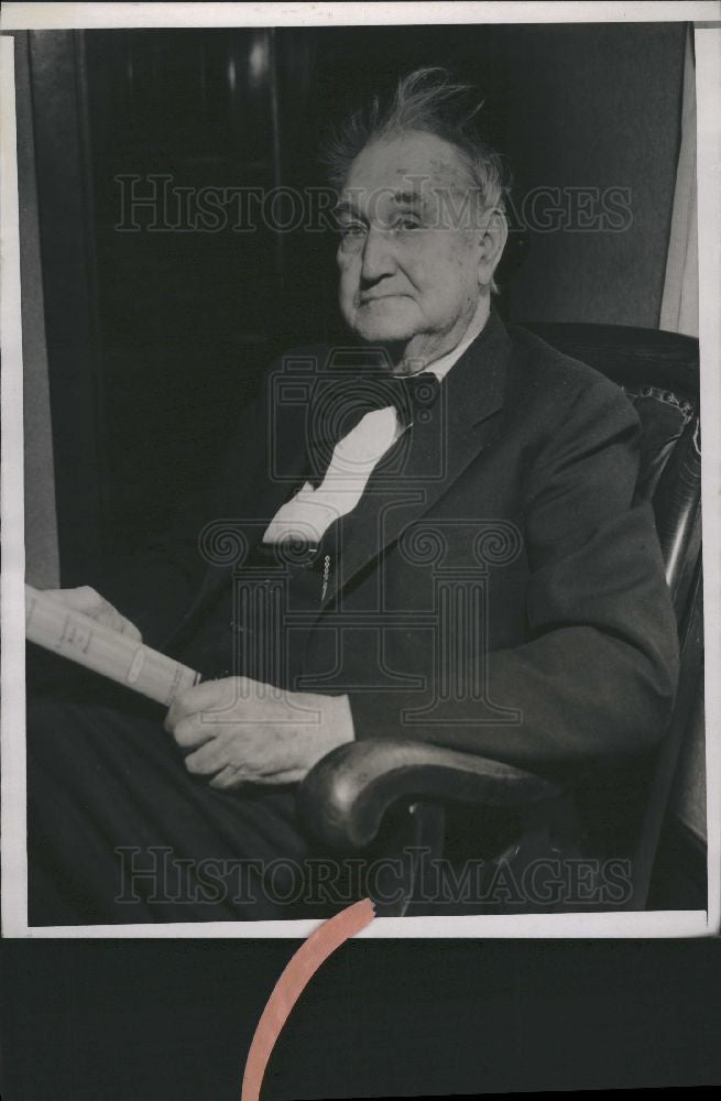 1937 Press Photo OPIE READ author Chicago home - Historic Images