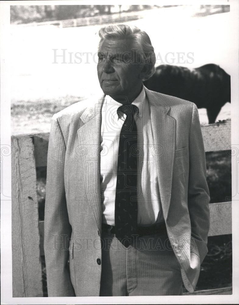 1990 Press Photo Matlock Andy Griffith 1990 - Historic Images
