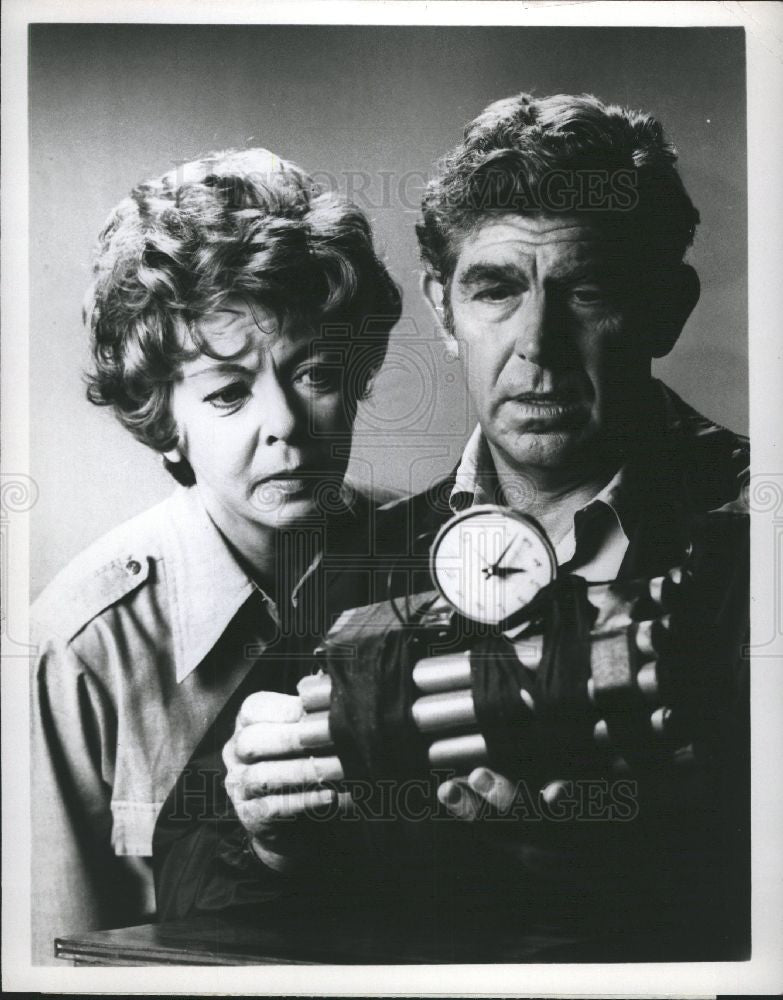 1973 Press Photo Andrew Andy Griffin ida lupino - Historic Images