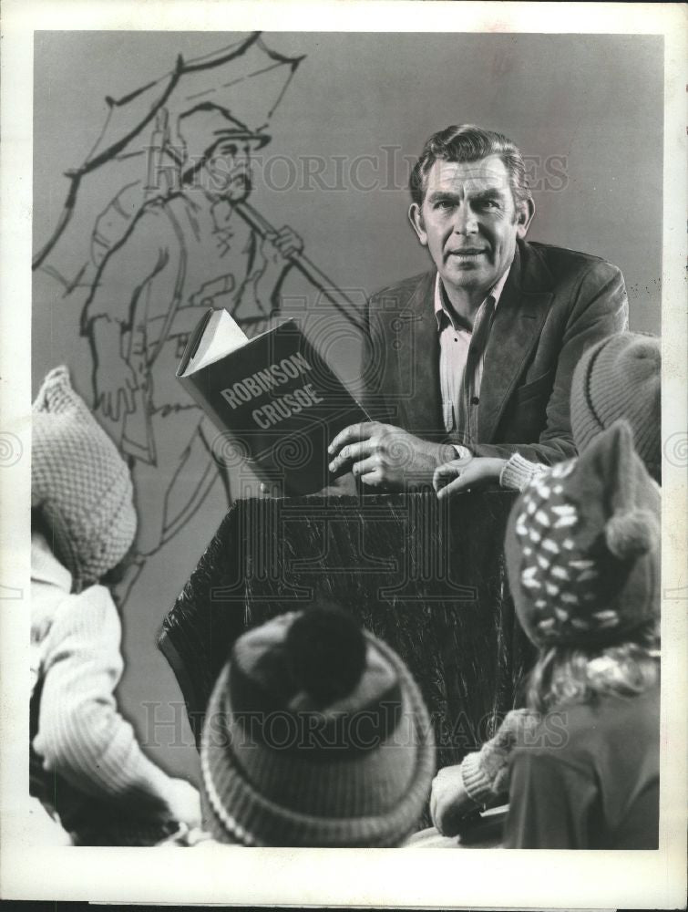 1977 Press Photo Actor, comedian, Andy Griffith - Historic Images
