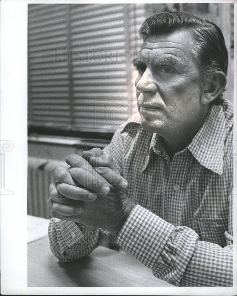 1984 Press Photo Andy Griffith American actor - Historic Images