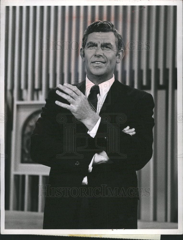 1973 Press Photo Andy Griffith, The Jim Nabors Hour - Historic Images