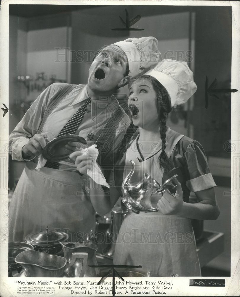 1937 Press Photo Martha Raye American comic actress - Historic Images