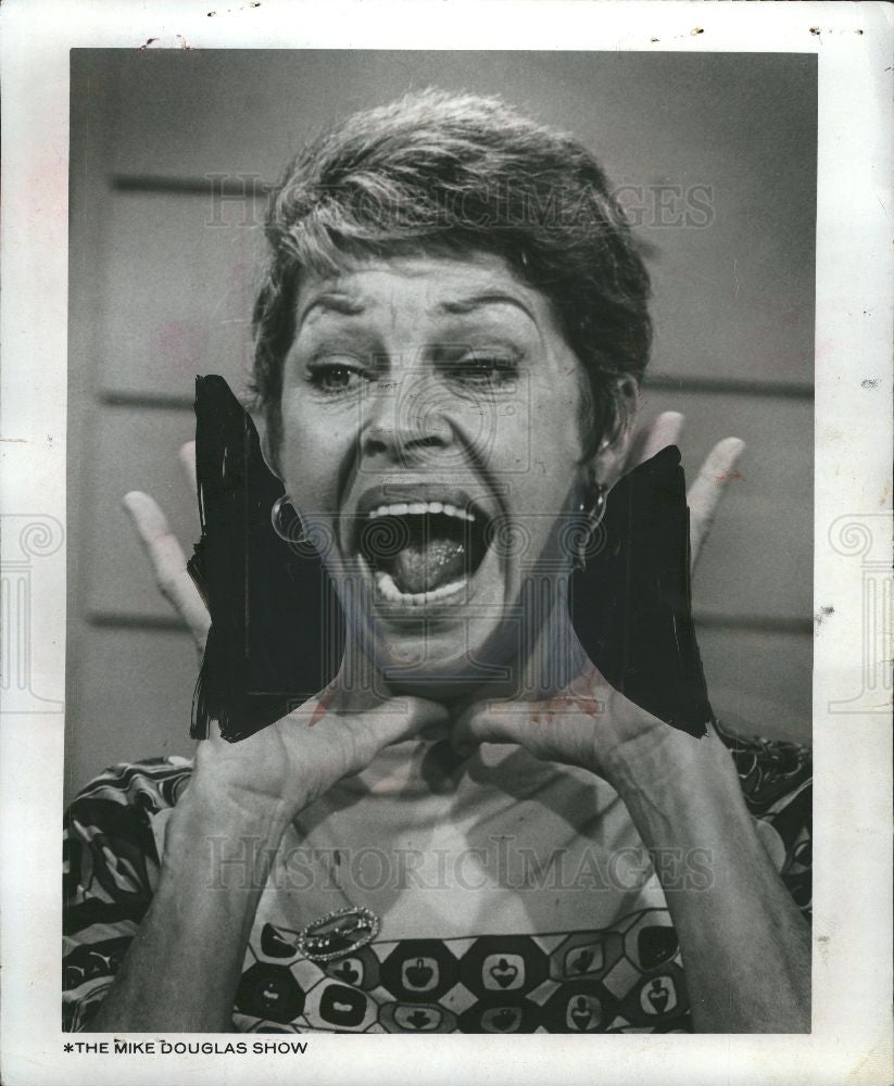 1969 Press Photo Martha Raye comic actress singer TV - Historic Images