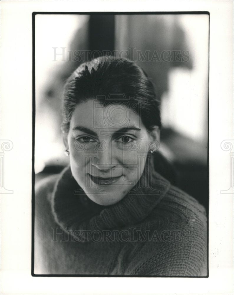 1984 Press Photo Jane Rayburn Detroit Magazine Editor - Historic Images