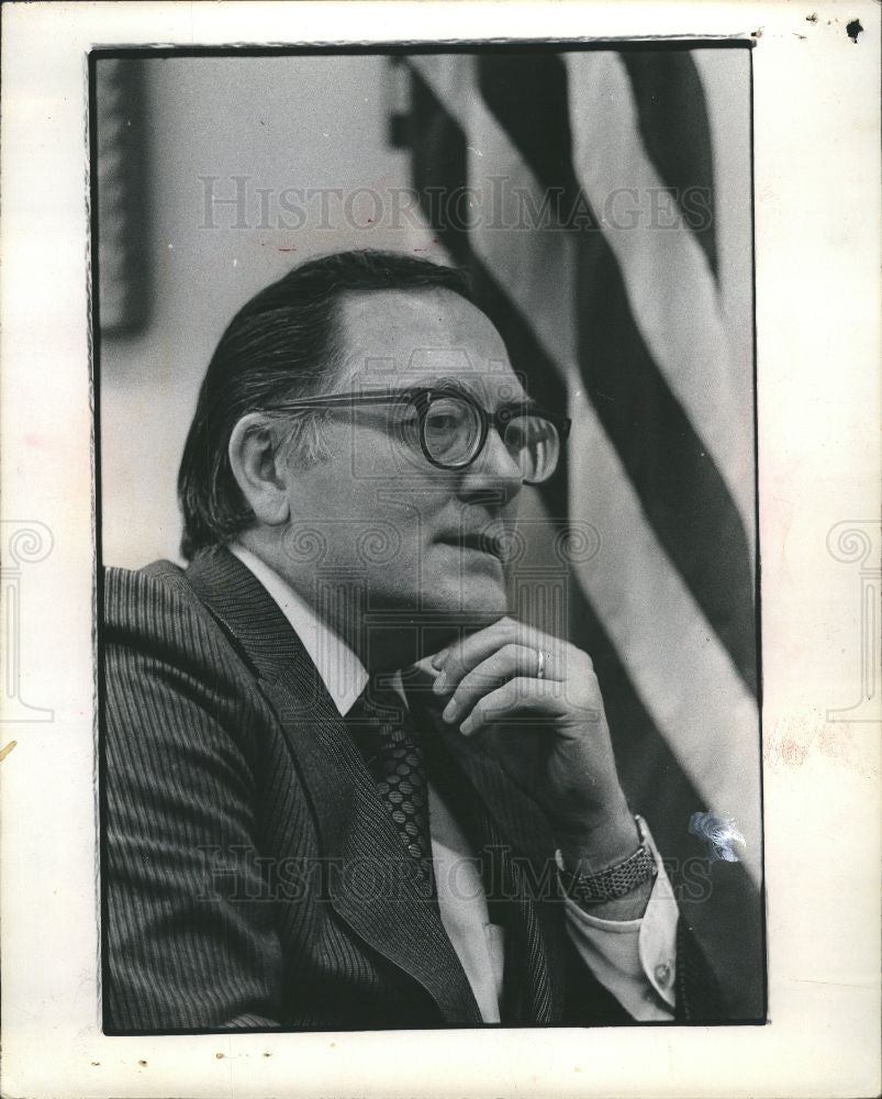 1976 Press Photo SEN. ROBERT GRIFFIN - Historic Images