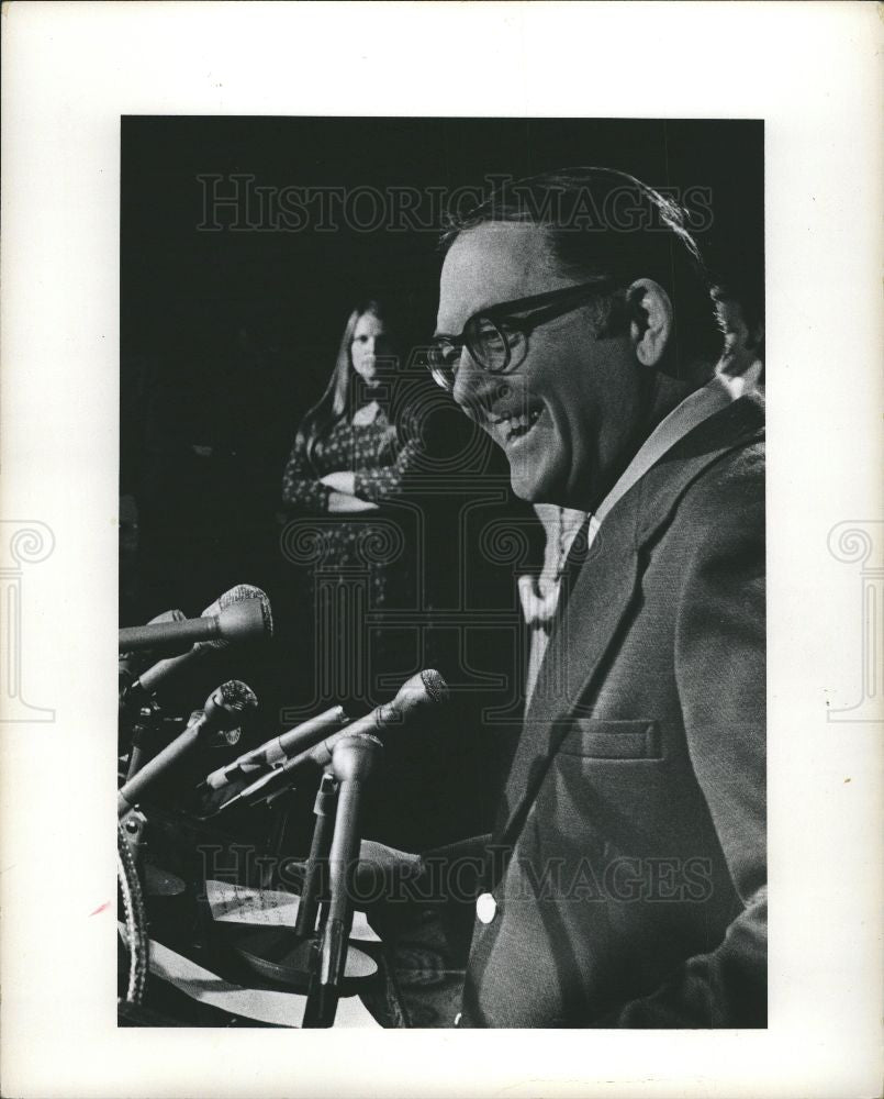 1972 Press Photo Senator Robert P Griffin - Historic Images