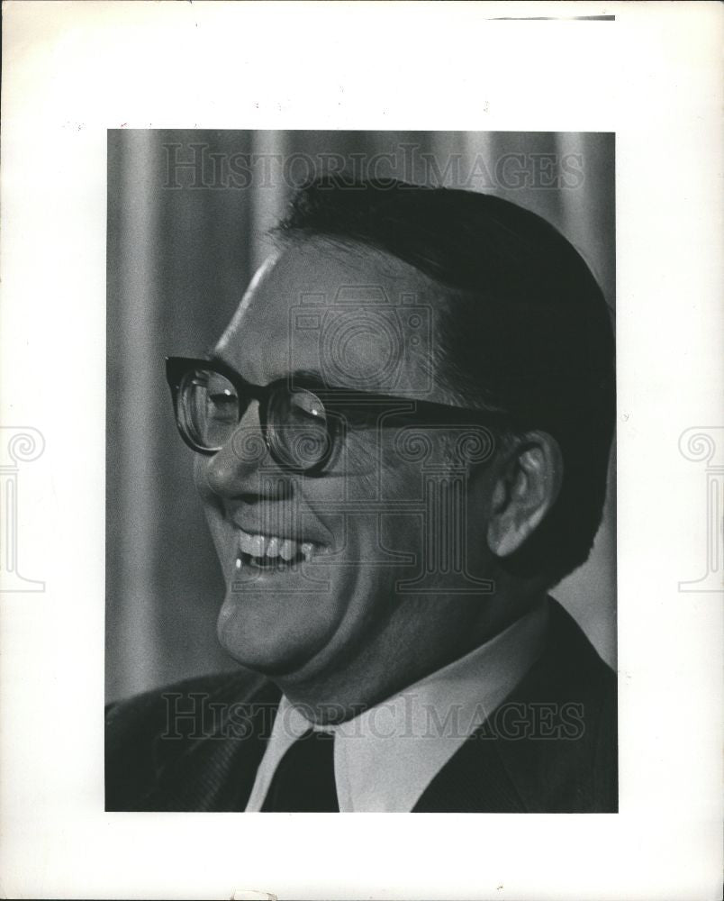 1978 Press Photo Senator Robert P Griffin - Historic Images