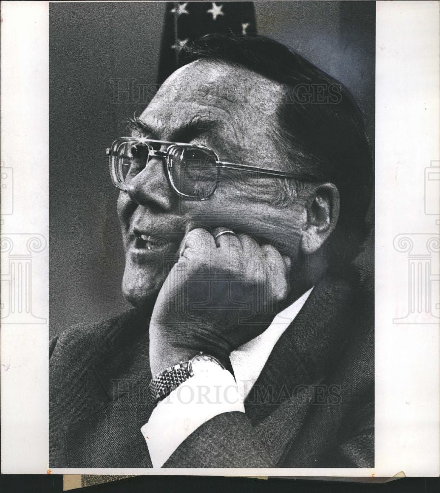 1984 Press Photo Robert Griffin senator supreme court - Historic Images