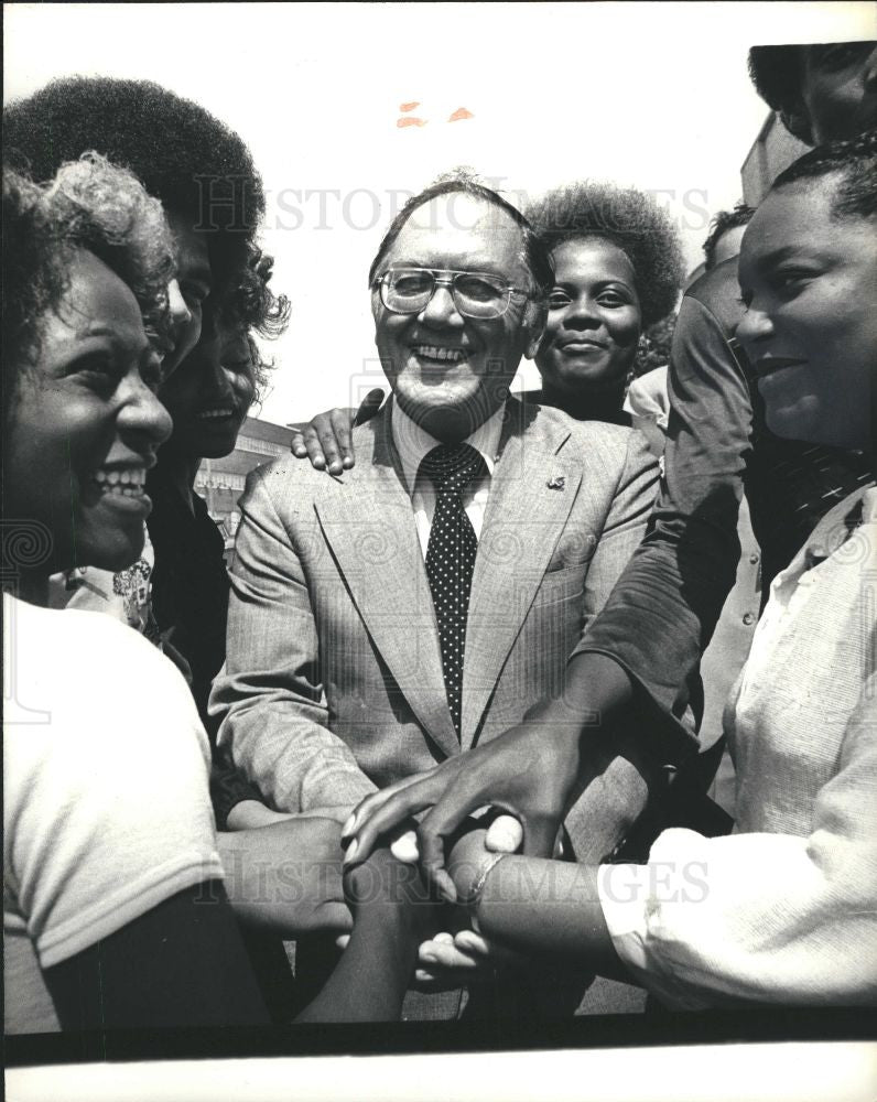 1978 Press Photo Senator Robert Paul Griffin - Historic Images