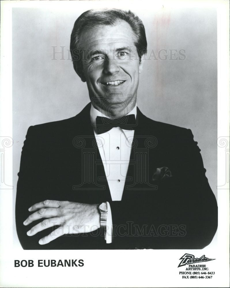 Press Photo Bob Eubanks television/radio - Historic Images