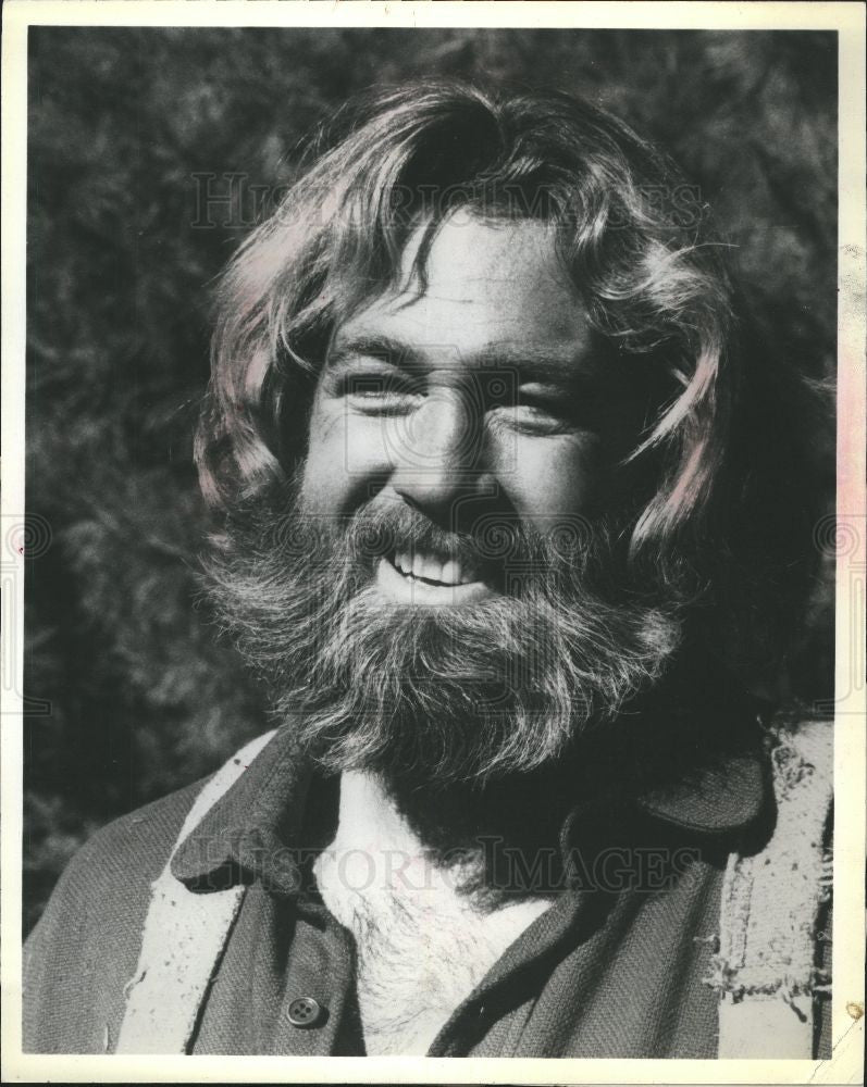 1974 Press Photo American actor Dan Haggerty - Historic Images