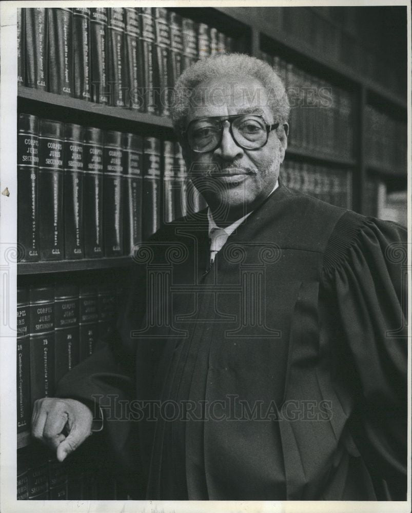 1980 Press Photo JUDGE HAGUE - Historic Images