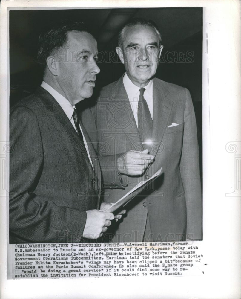 1962 Press Photo W. Averell Harriman Former Ambss.-at-L - Historic Images