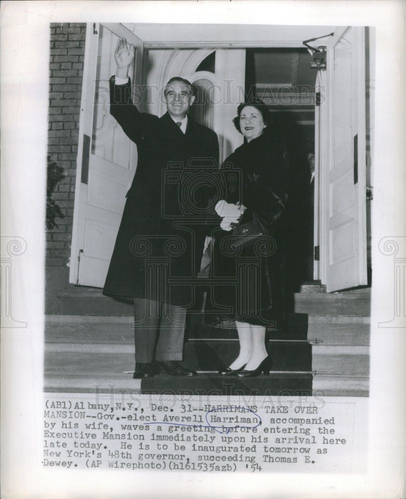 1956 Press Photo William Harriman Democratic Politician - Historic Images