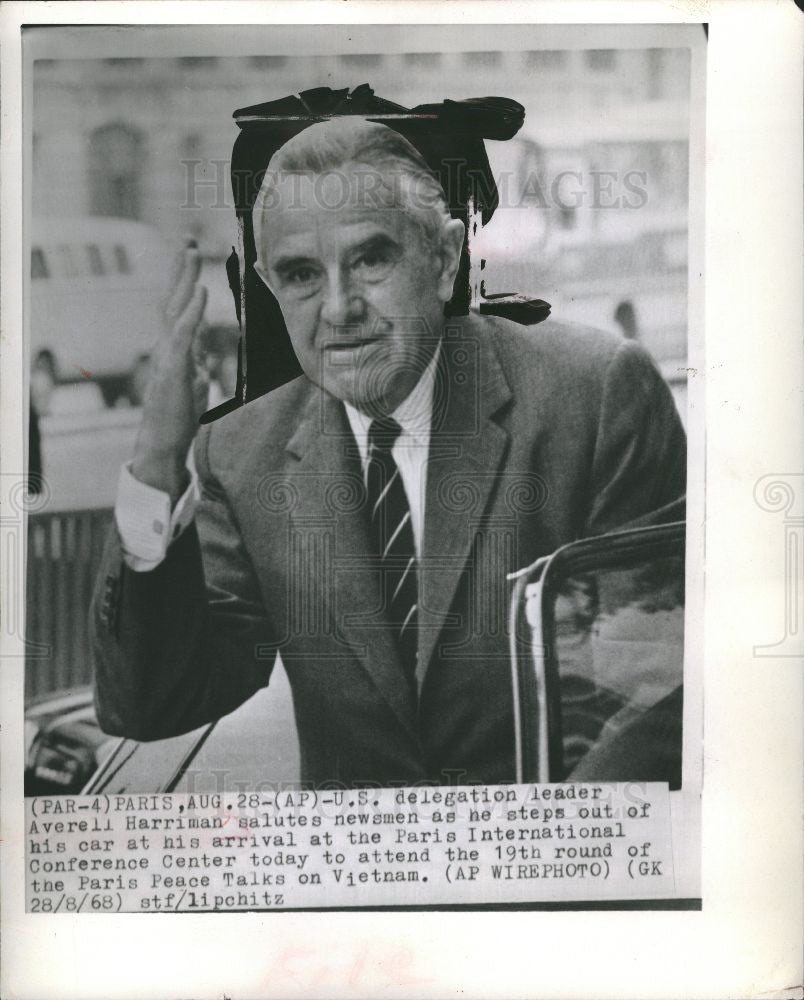 1968 Press Photo Averell Harriman Governor New York - Historic Images