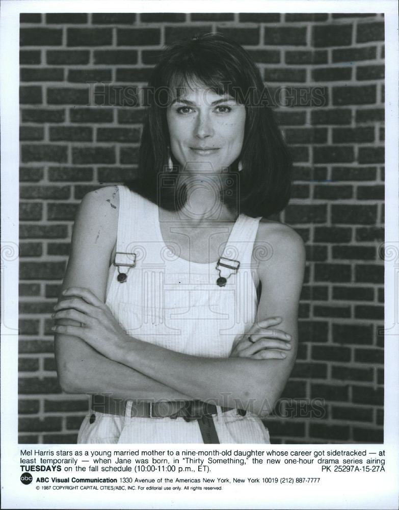 1988 Press Photo Mel Harris American Actress. - Historic Images