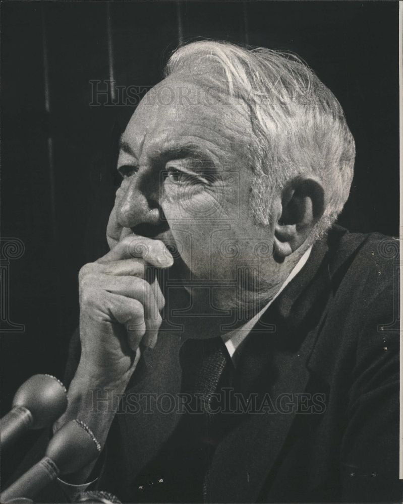 1976 Press Photo Samuel Ervin Democratic senator - Historic Images