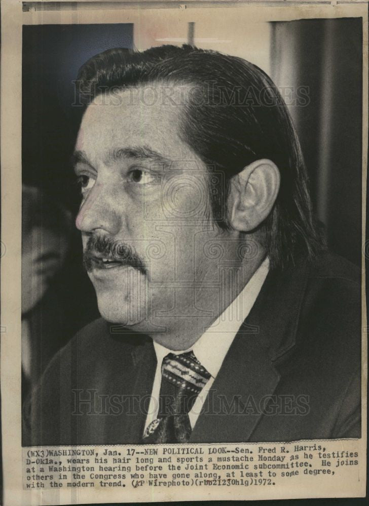1972 Press Photo Fred R. Harris - Historic Images