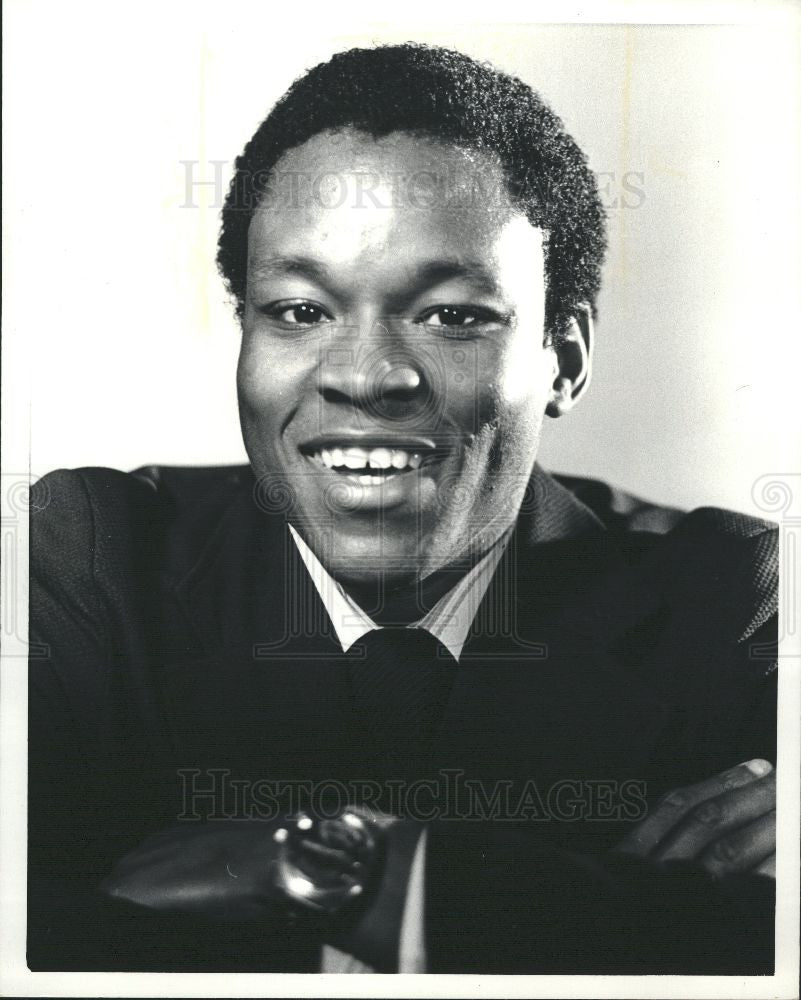1981 Press Photo Walter Espy Mayor Detroit Black - Historic Images