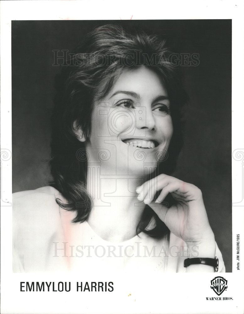 1986 Press Photo Emmylou Harris country music Thirteen - Historic Images