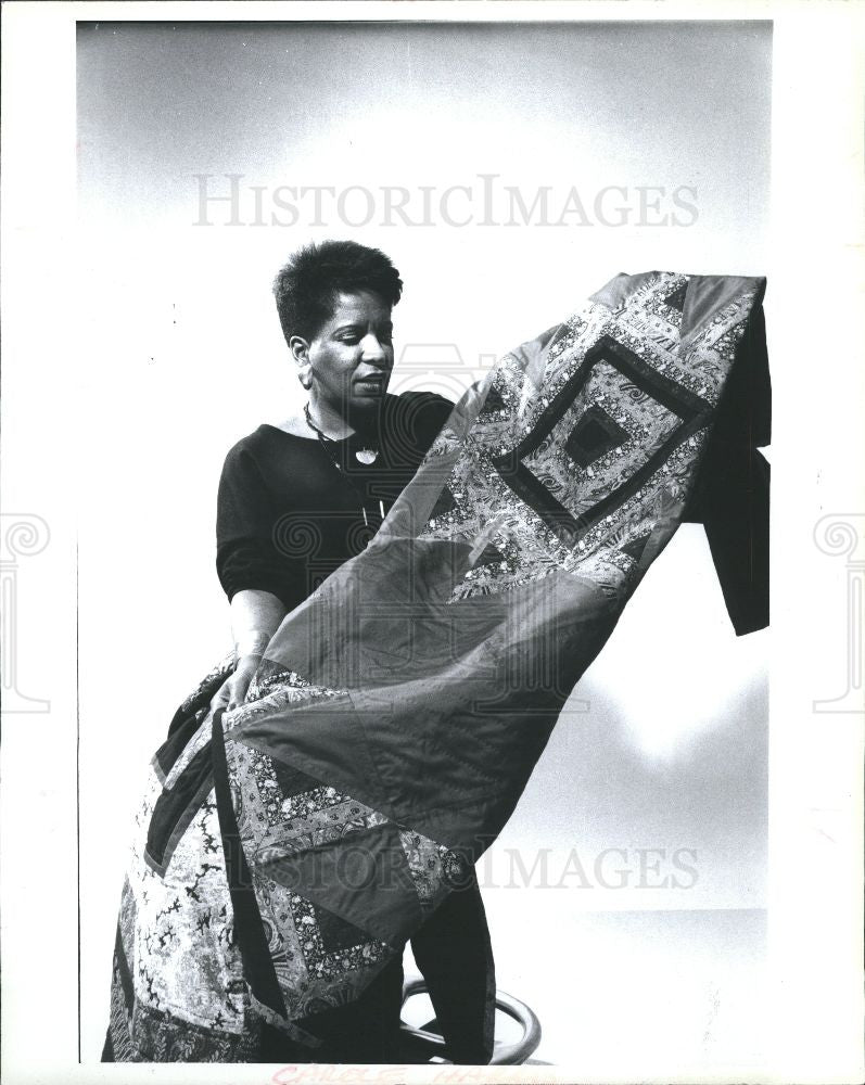 1991 Press Photo ARTIST CAROLE HARRIS - Historic Images