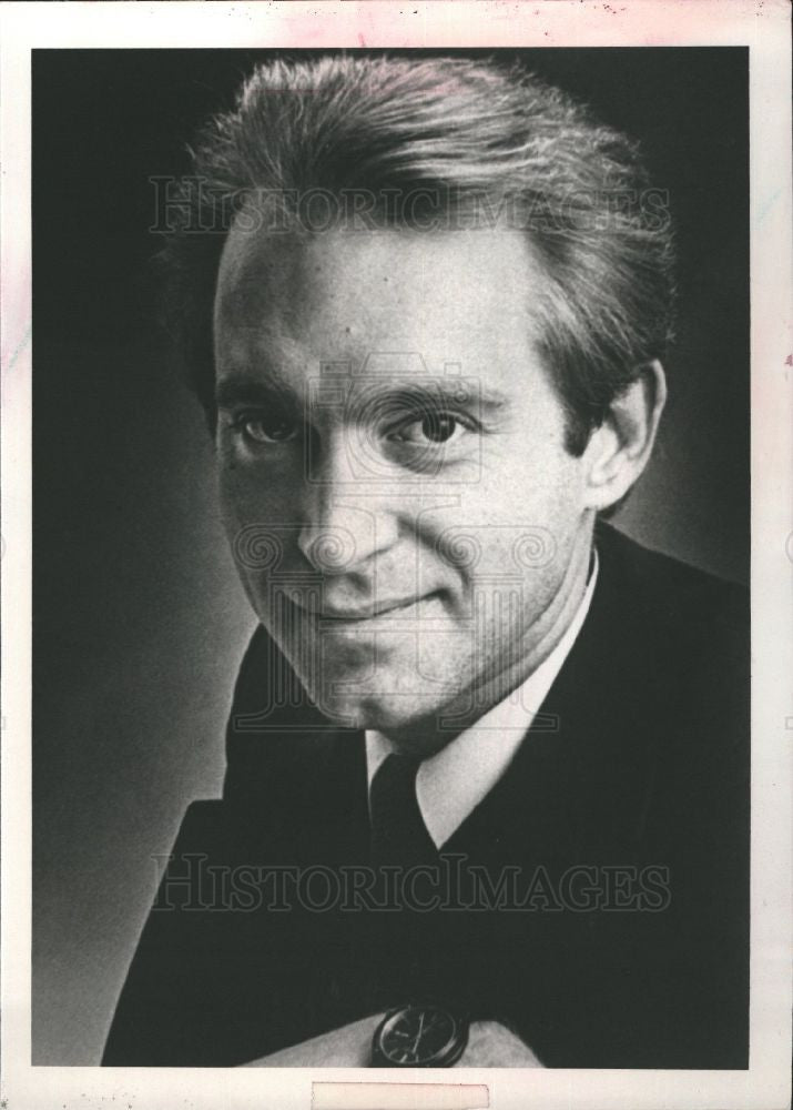 1986 Press Photo James W. Harper  American actor - Historic Images