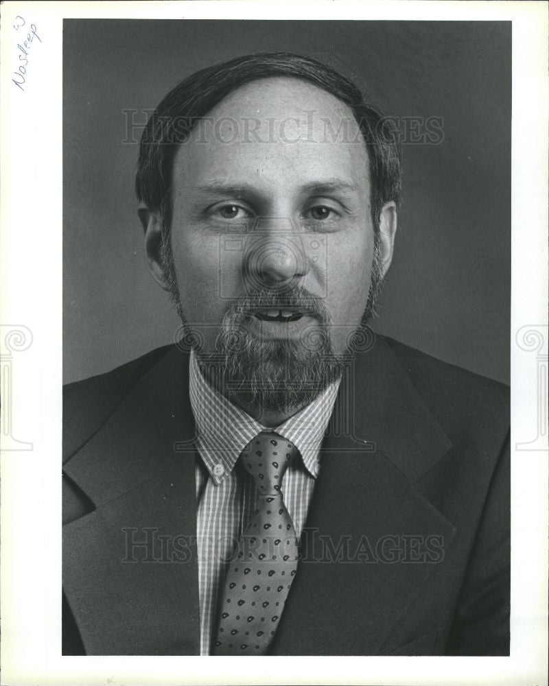 1985 Press Photo Richard Ferber MD Sleep Disorders - Historic Images