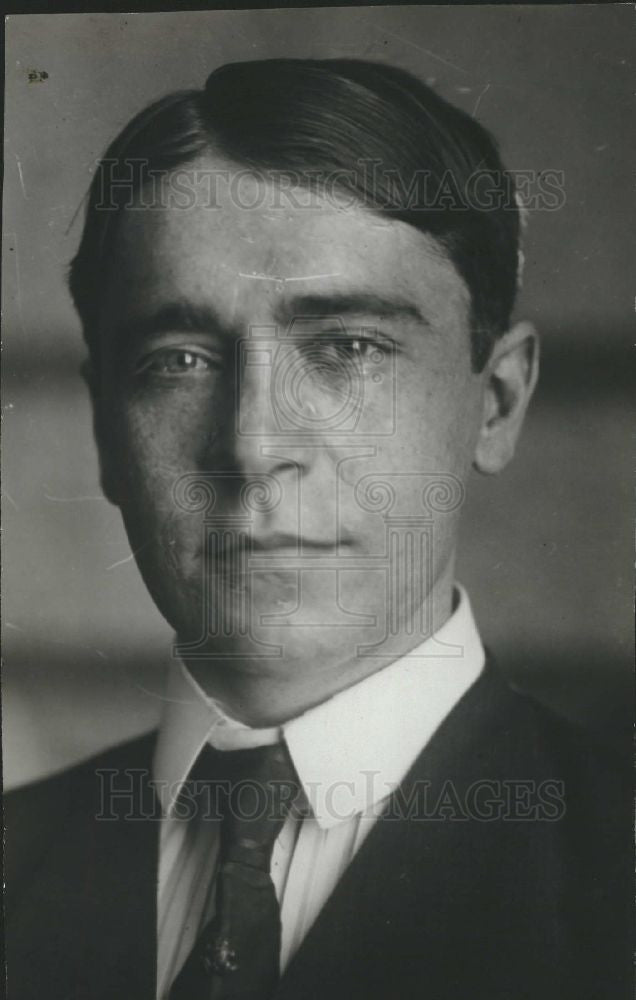 1928 Press Photo Harry Fenton Detroit Free Press Writer - Historic Images