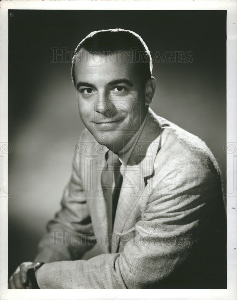 1957 Press Photo George Fenneman American radio and tel - Historic Images