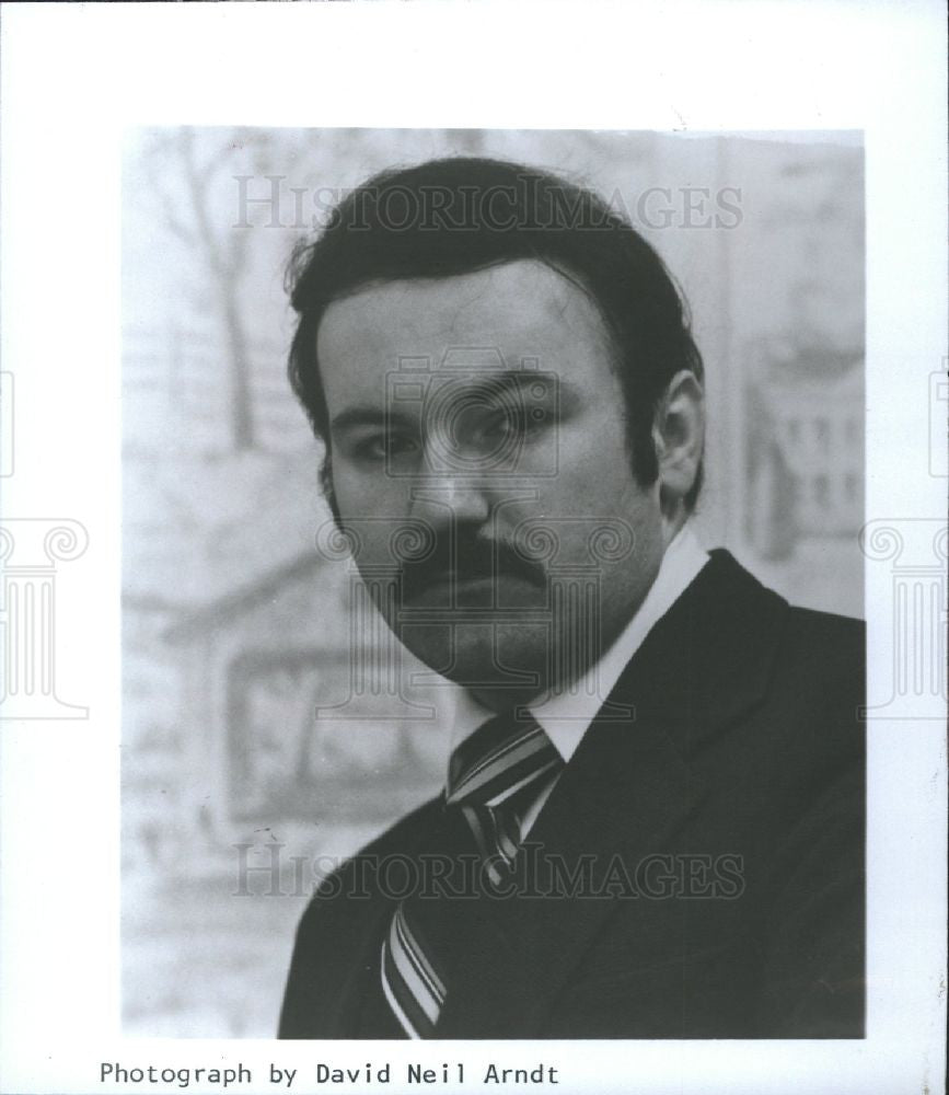 Press Photo Loren D Estleman Writer Of Detective - Historic Images