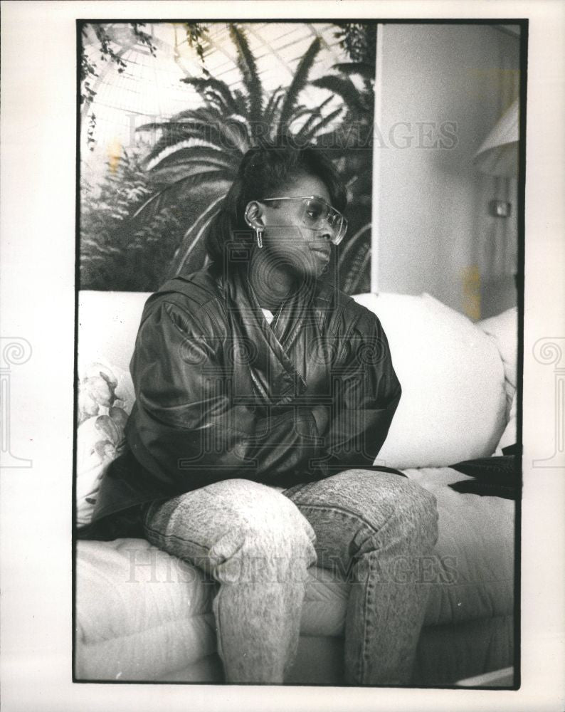 1989 Press Photo Denise Evans - Historic Images