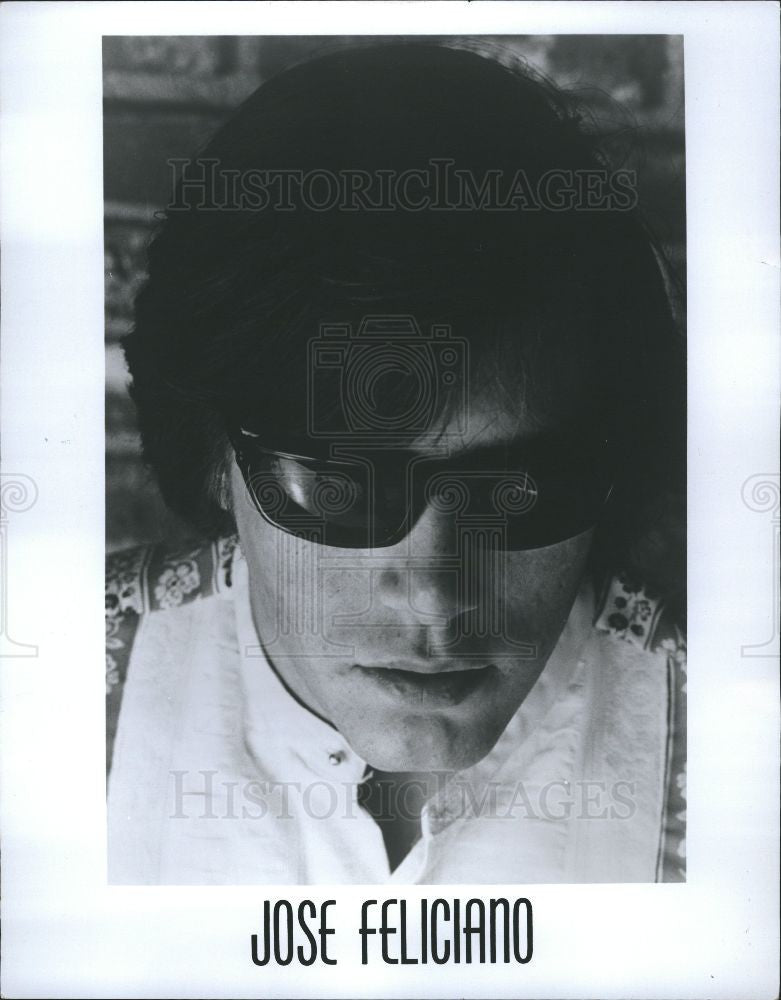 Press Photo Jose Feliciano JosÃƒÆ’Ã†â€™Ãƒâ€šÃ‚Â© Singer Guitarist - Historic Images